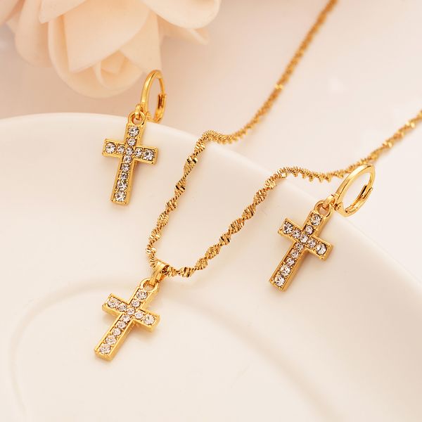 bangrui new ethiopian cross set jewelry pendant chain/earrings necklace gold color christian, Silver
bangrui new ethiopian cross set jewelry pendant chain/earrings necklace gold color christian, Silver