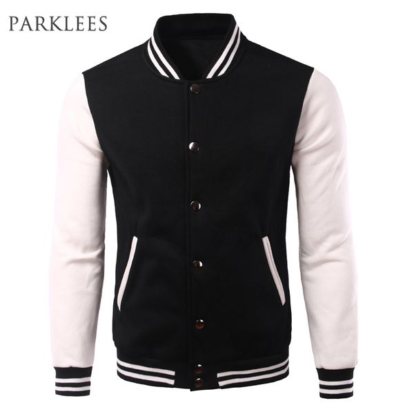 classic baseball jacket men bombers veste homme 2016 autumn fashion soft cotton college jacket black fleece varsity xxxl, Black;brown
classic baseball jacket men bombers veste homme 2016 autumn fashion soft cotton college jacket black fleece varsity xxxl, Black;brown