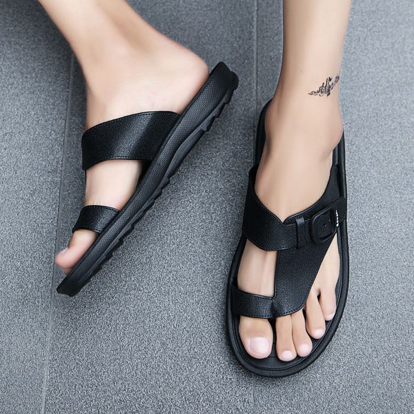 man beach sandals 2019 summer gladiator men's outdoor shoes roman men casual shoe flip flops fashion slippers flat plus size 46, Black
man beach sandals 2019 summer gladiator men's outdoor shoes roman men casual shoe flip flops fashion slippers flat plus size 46, Black