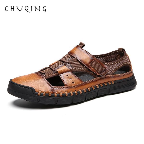 chuqing sneakers summer shoes men sandals genuine split leather men beach roman sandals brand casual shoes, Black
chuqing sneakers summer shoes men sandals genuine split leather men beach roman sandals brand casual shoes, Black