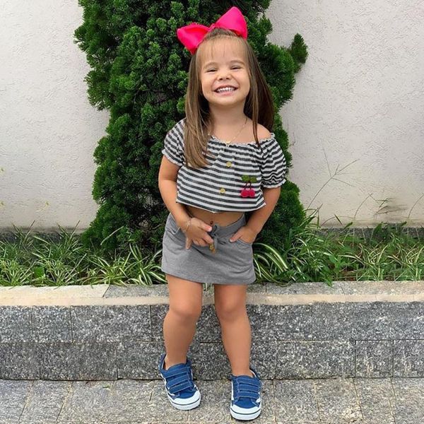 toddler baby girls short sleeve cherry striped print +pantskirt outfits sets children's sets baby girl clothes summer clothi, White
toddler baby girls short sleeve cherry striped print +pantskirt outfits sets children's sets baby girl clothes summer clothi, White