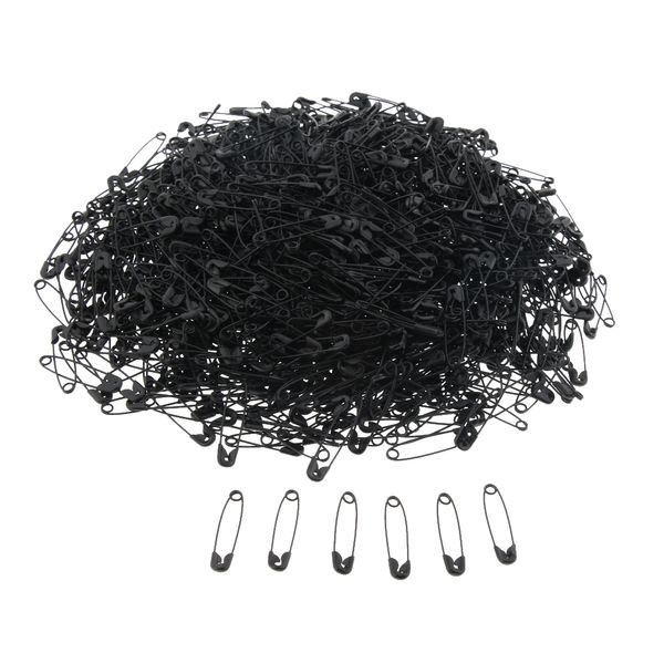 glossy metal needle safety pins nickle plated