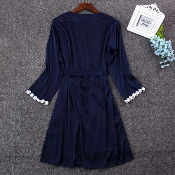 women pajamas women lingerie women solid 2019 lace silk robe gown set sleep dress bathrobe piece 5 color robe wedding sleepwear, Black;red
women pajamas women lingerie women solid 2019 lace silk robe gown set sleep dress bathrobe piece 5 color robe wedding sleepwear, Black;red