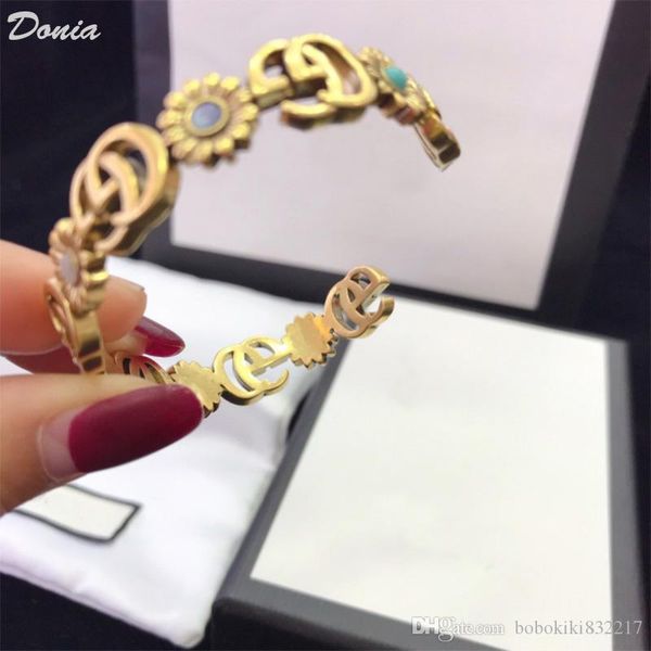 donia jewelry party european and american fashion letter series flower classic micro inlaid zirconia bracelet women's bracelet birthday, Black
donia jewelry party european and american fashion letter series flower classic micro inlaid zirconia bracelet women's bracelet birthday, Black
