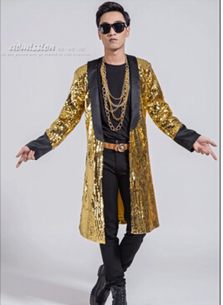 2019 men gold tuxedo jacket stage costumes for singer sequin tuxedo jacket green gold blazer sequin coat, White;black
2019 men gold tuxedo jacket stage costumes for singer sequin tuxedo jacket green gold blazer sequin coat, White;black