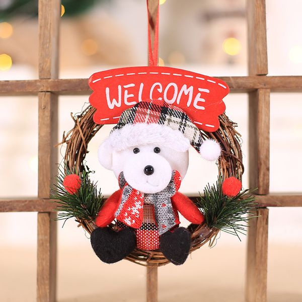1pc christmas wreath snowman/deer/bear hanging ornament home mall door ring window xmas decoration cloth+sponge+rattan
1pc christmas wreath snowman/deer/bear hanging ornament home mall door ring window xmas decoration cloth+sponge+rattan
