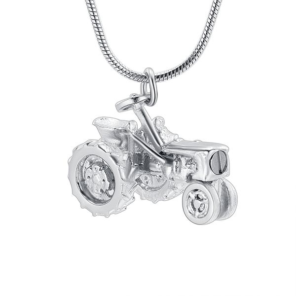 new design tractor shape memorial urn necklace stainless steel cremation jewelry for men and women, Silver
new design tractor shape memorial urn necklace stainless steel cremation jewelry for men and women, Silver