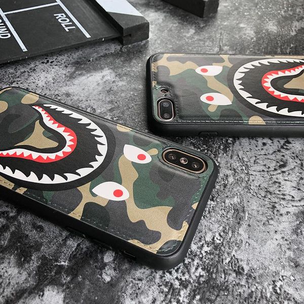 new shark mouth camouflage leather case soft phone case for iphone 11 pro xr xs max luxury fashion classic case for iphone 7 8 plus cover
new shark mouth camouflage leather case soft phone case for iphone 11 pro xr xs max luxury fashion classic case for iphone 7 8 plus cover
