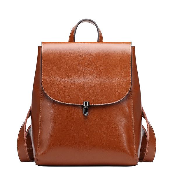 oil wax genuine leather women backpack cross body shoulder bags cowhide school daypack fashion retro female rucksack knapsack
oil wax genuine leather women backpack cross body shoulder bags cowhide school daypack fashion retro female rucksack knapsack