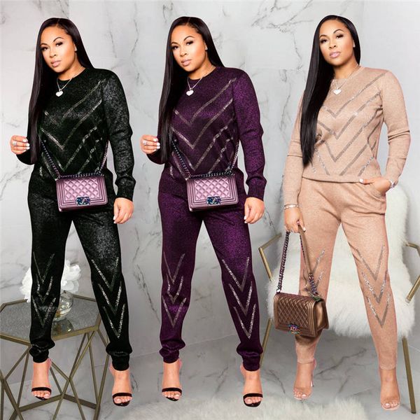 women solid color tracksuit sport pullover 2pcs set panelled long sleeve fashion females apparel, Gray
women solid color tracksuit sport pullover 2pcs set panelled long sleeve fashion females apparel, Gray