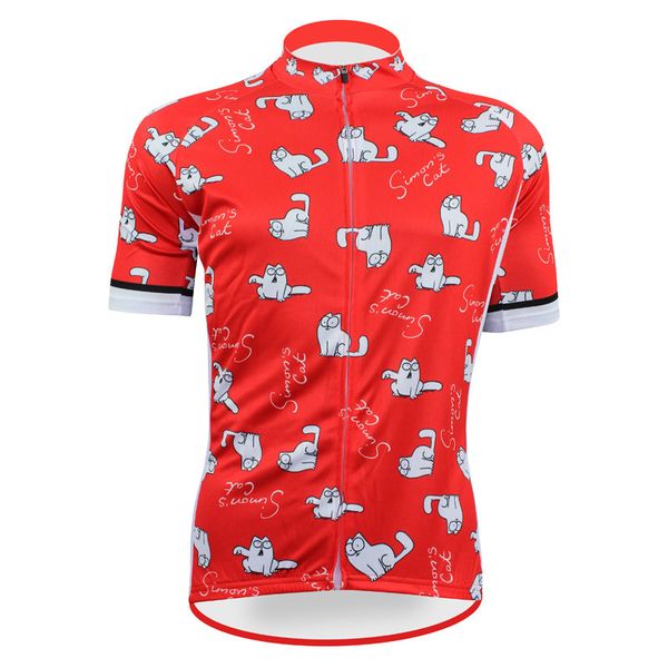 2020 new red cycling jersey meow cats cute cycling clothes maillot short sleeve jersey shirt mtb bike clothes top, Black;red
2020 new red cycling jersey meow cats cute cycling clothes maillot short sleeve jersey shirt mtb bike clothes top, Black;red
