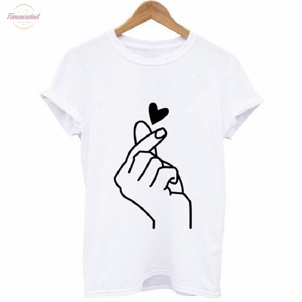 finger heart cap sleeve print t shirt women short sleeve o neck loose tshirt 2020 summer women tee shirt camisetas mujer, White
finger heart cap sleeve print t shirt women short sleeve o neck loose tshirt 2020 summer women tee shirt camisetas mujer, White