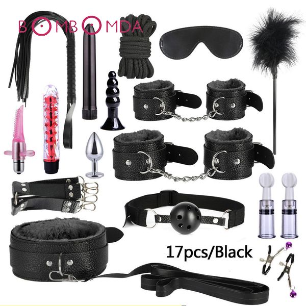 17pcs/set props vibrators game g stimulator bondage restraint handcuffs sm noylon women clit toy spot shops y200411 ivtr
17pcs/set props vibrators game g stimulator bondage restraint handcuffs sm noylon women clit toy spot shops y200411 ivtr