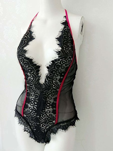 pop style large size large floral lace conjoined clothes-out lace edge european and american fun, Red;black
pop style large size large floral lace conjoined clothes-out lace edge european and american fun, Red;black