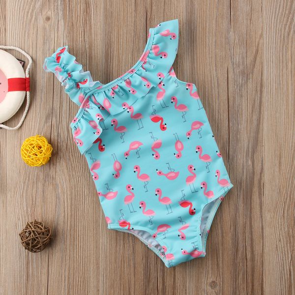 girls' swimsuit cute kids bathing suit ruffle flamingo swimwear bikini 2018 new tankini swimsuit swimming, White
girls' swimsuit cute kids bathing suit ruffle flamingo swimwear bikini 2018 new tankini swimsuit swimming, White