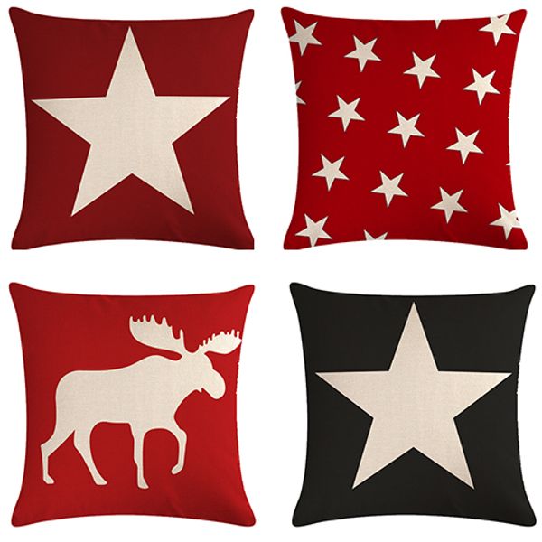 45*45cm simple red background christmas pattern pillowcases, square sofa cushions for home decoration
45*45cm simple red background christmas pattern pillowcases, square sofa cushions for home decoration
