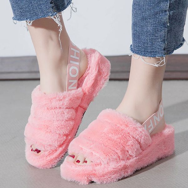 spring winter women's furry slippers flip flops real fur fashion slides flats slippers female fur home chaussures femme, Black
spring winter women's furry slippers flip flops real fur fashion slides flats slippers female fur home chaussures femme, Black