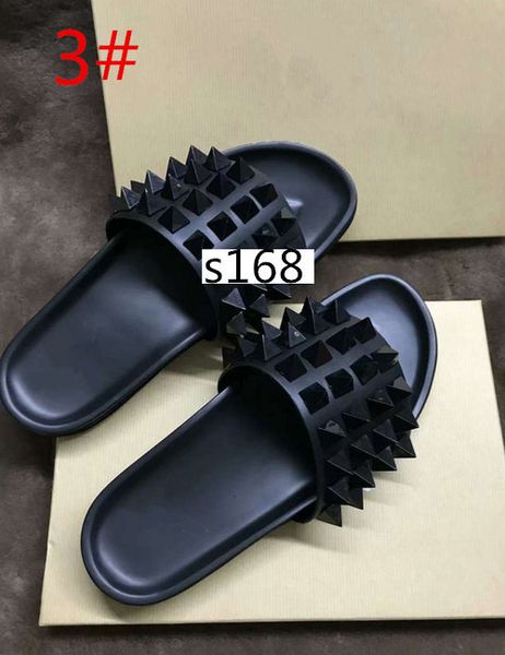 donna studded willow nail slippers designer luxury red bottoms shoes men rivet junior spikes flat slipperswith boxs, Black
donna studded willow nail slippers designer luxury red bottoms shoes men rivet junior spikes flat slipperswith boxs, Black