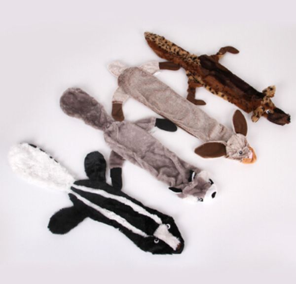 dog cat squeaky toy cute wolf rabbit sound chew toy pet puppy kitten lovely animal plush toys