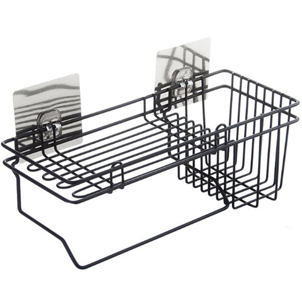 wrought iron kitchen bathroom rack rag drain rack household non-marking sink sink basket detergent sponge storage, Pink;blue
wrought iron kitchen bathroom rack rag drain rack household non-marking sink sink basket detergent sponge storage, Pink;blue