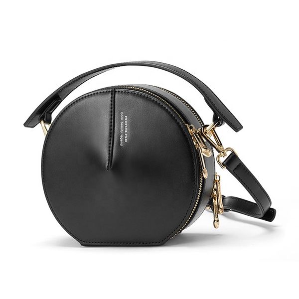 selling latest trendy woman bag make your own round spherical handbag