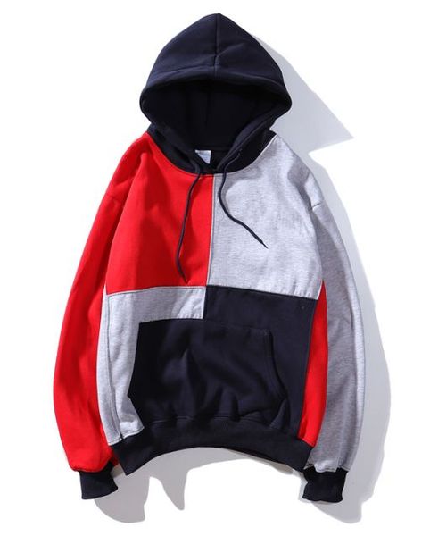 designer brand champions colorblock hoodie cotton embroidered small logo stitching contrast color plus velvet sweater hoodie couple, Black
designer brand champions colorblock hoodie cotton embroidered small logo stitching contrast color plus velvet sweater hoodie couple, Black