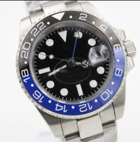master batman blue black bezel mens watch outdoor sapphire automatic mechanical watches 40mm wristwatches with stainless steel bracelet, Slivery;brown
master batman blue black bezel mens watch outdoor sapphire automatic mechanical watches 40mm wristwatches with stainless steel bracelet, Slivery;brown