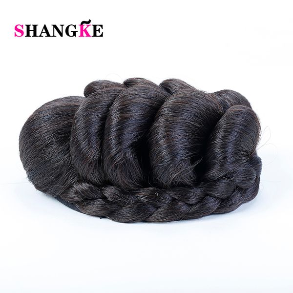 shangke braided clip in hair bun women chignons ponytail hairpieces synthetic hair clips in extensions, Black;brown
shangke braided clip in hair bun women chignons ponytail hairpieces synthetic hair clips in extensions, Black;brown