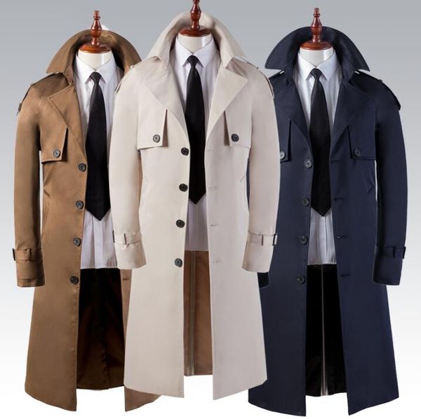 mens trench coats beige brown blue man long coat men clothes slim fit overcoat long sleeve 2020 spring autumn new designer 6xl, Tan;black
mens trench coats beige brown blue man long coat men clothes slim fit overcoat long sleeve 2020 spring autumn new designer 6xl, Tan;black