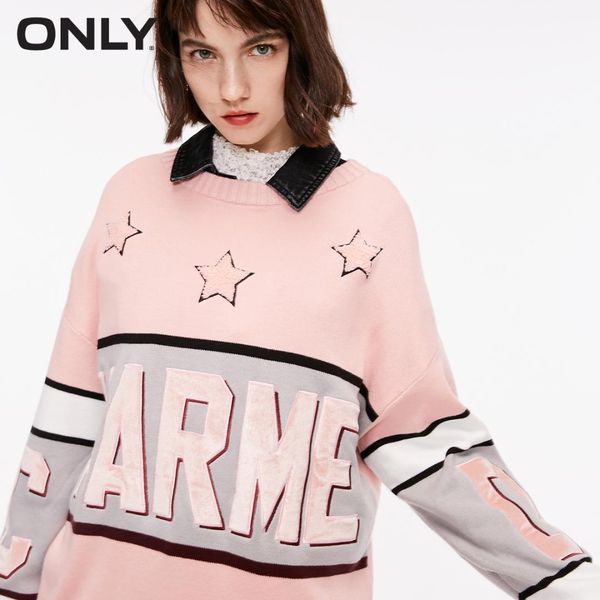 only 2019 autumn winter women's starry & letter print assorted color pullover knit | 118324596, White;black
only 2019 autumn winter women's starry & letter print assorted color pullover knit | 118324596, White;black