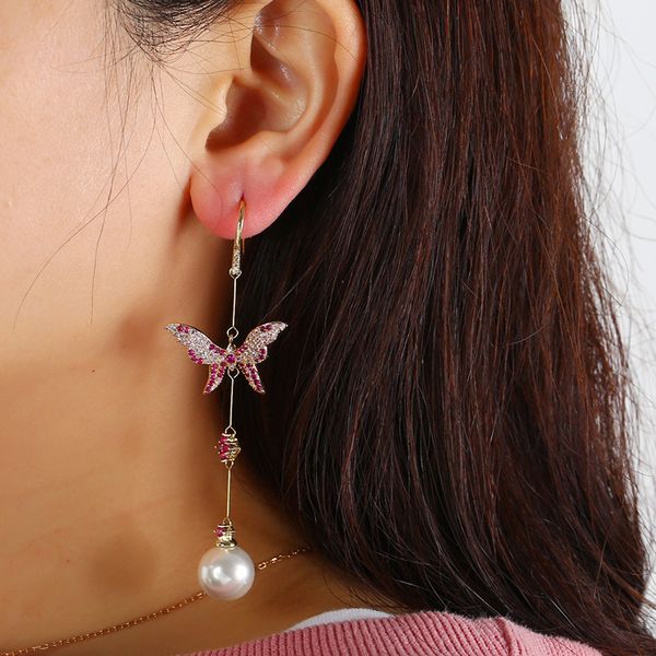 little fairy earrings explosion models clear fashion butterfly pendant brass earrings fashion wild stud earrings wholesale, Golden
little fairy earrings explosion models clear fashion butterfly pendant brass earrings fashion wild stud earrings wholesale, Golden