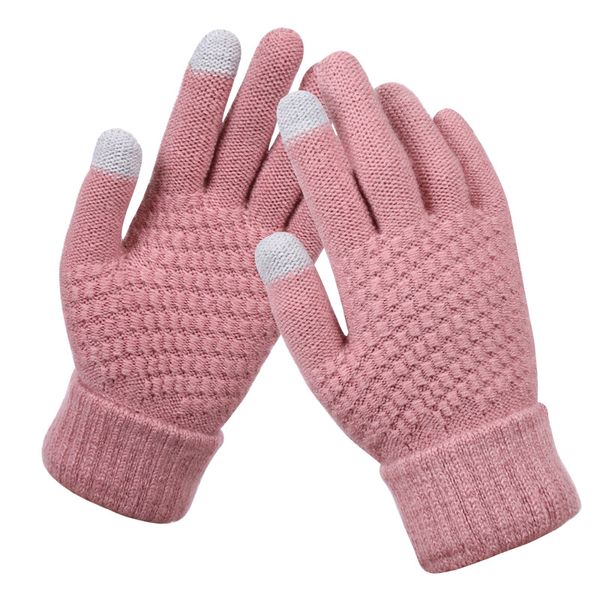 women' knitted winter gloves cashmere knitted women autumn winter warm thick gloves touch screen skiing gloves, Blue;gray
women' knitted winter gloves cashmere knitted women autumn winter warm thick gloves touch screen skiing gloves, Blue;gray