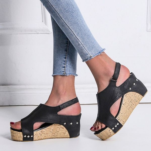 sandals women's shoes fish mouth 2021 slope with waterproof platform high zapatos de mujer sapato feminino, Black
sandals women's shoes fish mouth 2021 slope with waterproof platform high zapatos de mujer sapato feminino, Black