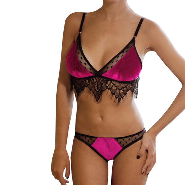 nitaly 2018 eyelash lace velvet bralette sets women's lingerie big size bralette panties set pleuche bra & brief sets, Red;black
nitaly 2018 eyelash lace velvet bralette sets women's lingerie big size bralette panties set pleuche bra & brief sets, Red;black