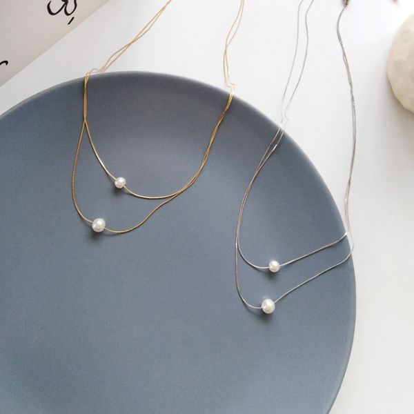gold silver simple clavicle necklace imitation pearl choker necklace for women gold color fashion chains jewelry accessories
gold silver simple clavicle necklace imitation pearl choker necklace for women gold color fashion chains jewelry accessories