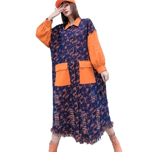 vefadisa holes tassels trench coat women 2020 spring print cowboy windbreaker lapel loose denim trench coat orange qyf1934, Tan;black
vefadisa holes tassels trench coat women 2020 spring print cowboy windbreaker lapel loose denim trench coat orange qyf1934, Tan;black