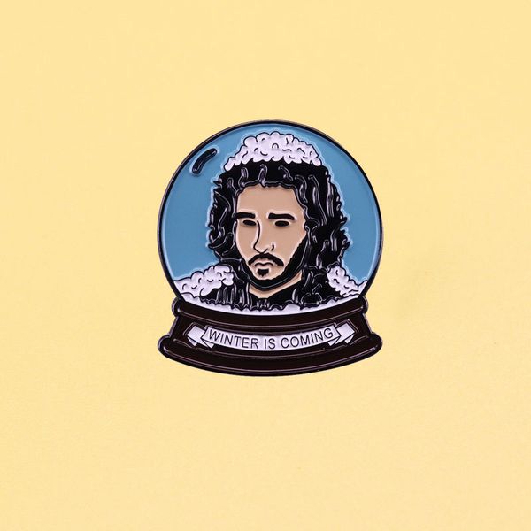 of thrones game jon snow magic crystal ball brooch and cartoon enamel pins men women fashion jewelry gifts lapel badges, Gray
of thrones game jon snow magic crystal ball brooch and cartoon enamel pins men women fashion jewelry gifts lapel badges, Gray