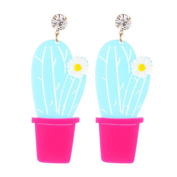 fashion acrylic colorful creative cactus flower pot design women earrings party summer accessory, Silver
fashion acrylic colorful creative cactus flower pot design women earrings party summer accessory, Silver
