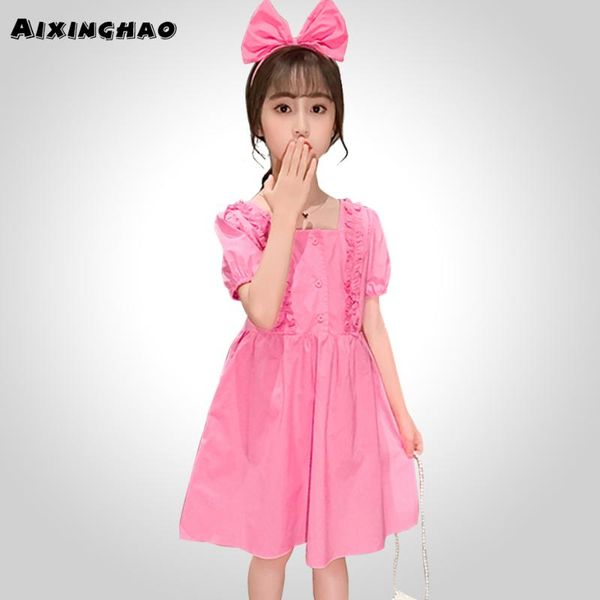 big girl summer dress ruffles girl party dress criss cross kid solid color girls clothes 6 8 10 12 14, Red;yellow
big girl summer dress ruffles girl party dress criss cross kid solid color girls clothes 6 8 10 12 14, Red;yellow