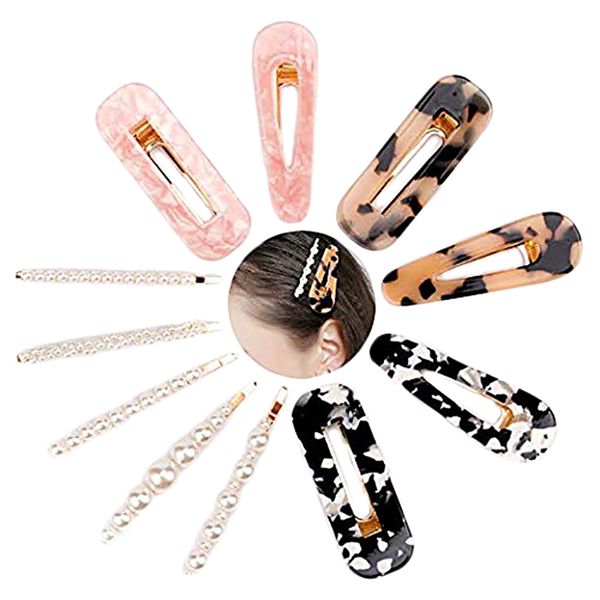 acetate sheet + pearl hair clips hair barrettes pins 11 pack wedding bridal artificial pearl hairpins handmade accesso, Golden;white
acetate sheet + pearl hair clips hair barrettes pins 11 pack wedding bridal artificial pearl hairpins handmade accesso, Golden;white