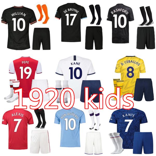 kids kit kun aguero sterling soccer jersey child uniform 19 20 kane kante pulisic football shirts son pepe martial rashford maillot de foot, Black
kids kit kun aguero sterling soccer jersey child uniform 19 20 kane kante pulisic football shirts son pepe martial rashford maillot de foot, Black