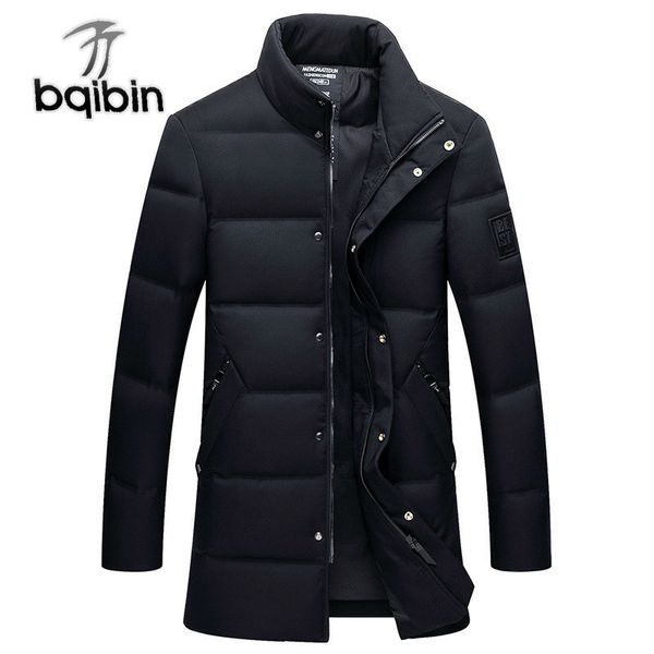 men's winter warm long down jacket no cap stand collar thickening men's winter clothing business casual solid color long coat, Black
men's winter warm long down jacket no cap stand collar thickening men's winter clothing business casual solid color long coat, Black