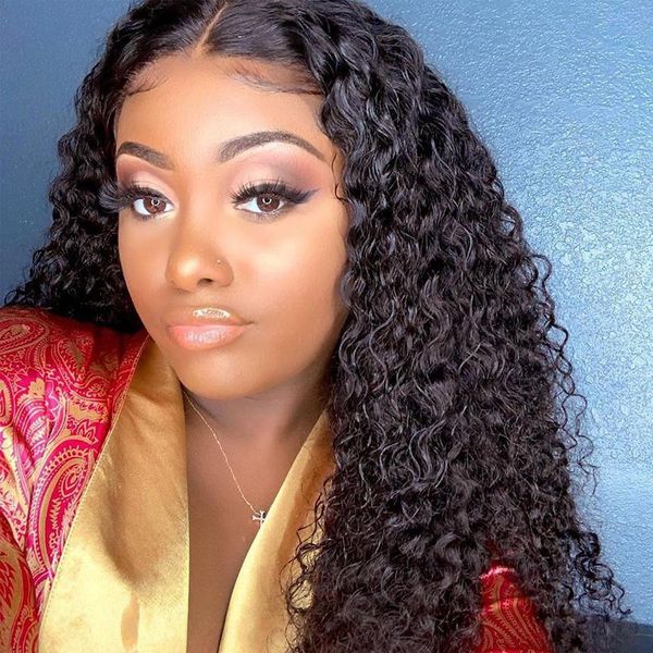 brazilian curly glueless lace front human hair wigs for black women pre plucked short long natural afro remy hair wig, Black;brown
brazilian curly glueless lace front human hair wigs for black women pre plucked short long natural afro remy hair wig, Black;brown