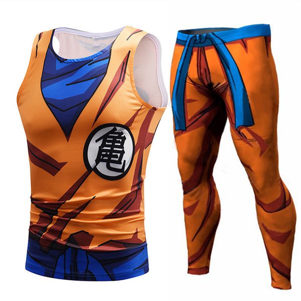 z clothing men animation tank son goku vegeta tees compression leggings shorts fitness tank streetwear, White;black
z clothing men animation tank son goku vegeta tees compression leggings shorts fitness tank streetwear, White;black