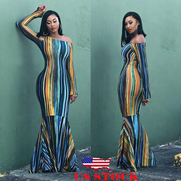 boho style long dress women off shoulder long sleeve spring autumn dresses colorful striped vintage maxi dress vestidos de festa, Black;gray
boho style long dress women off shoulder long sleeve spring autumn dresses colorful striped vintage maxi dress vestidos de festa, Black;gray