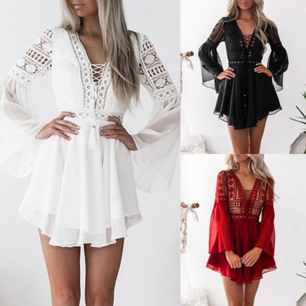womens designer dresses brief sold color long sleeves summer dresses fashion v-neck women dress 3 colors size xs-xl, Black;gray
womens designer dresses brief sold color long sleeves summer dresses fashion v-neck women dress 3 colors size xs-xl, Black;gray