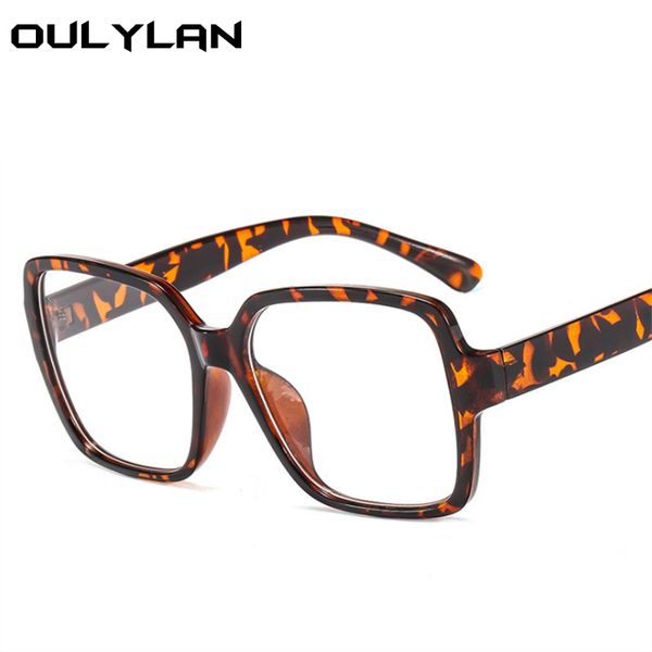oulylan vintage square glasses frame women men big frame transparent clear eyeglasses student computer gaming glasses, Black
oulylan vintage square glasses frame women men big frame transparent clear eyeglasses student computer gaming glasses, Black