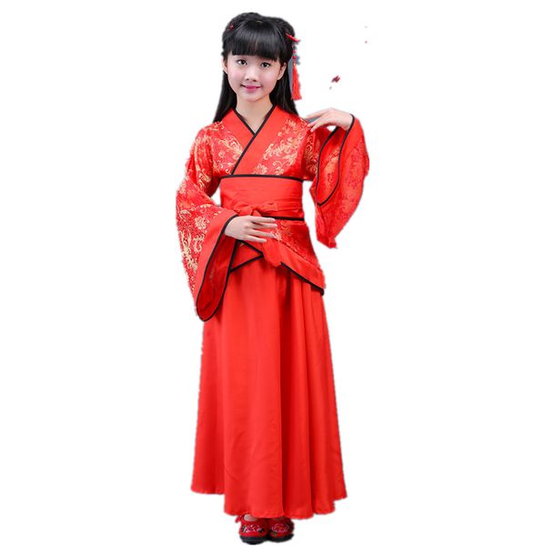 autumn and winter children's costume hanfu que girl dance drama performance service princess dress studio guzheng performance, Black;red
autumn and winter children's costume hanfu que girl dance drama performance service princess dress studio guzheng performance, Black;red