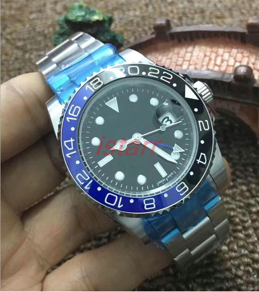 luxury mens watches quality gmt ceramic bezel mens 2813 automatic mechanical watch designer watch sports business waterproof master wristwat, Slivery;brown
luxury mens watches quality gmt ceramic bezel mens 2813 automatic mechanical watch designer watch sports business waterproof master wristwat, Slivery;brown
