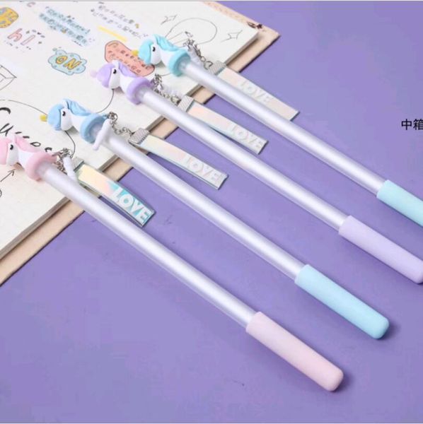 48 pcs gel pens wishing unicorn pendant colored kawaii gift gel-ink pens for writing cute stationery office school supplies
48 pcs gel pens wishing unicorn pendant colored kawaii gift gel-ink pens for writing cute stationery office school supplies